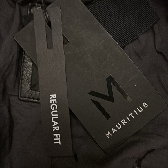 NWT MAURITIUS BLACK LEATHER STUDDED JACKET XS - Picture 8 of 14